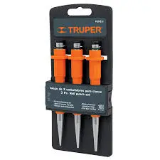 [7501206636046] TRUPER -  NAIL SET - 4 PC