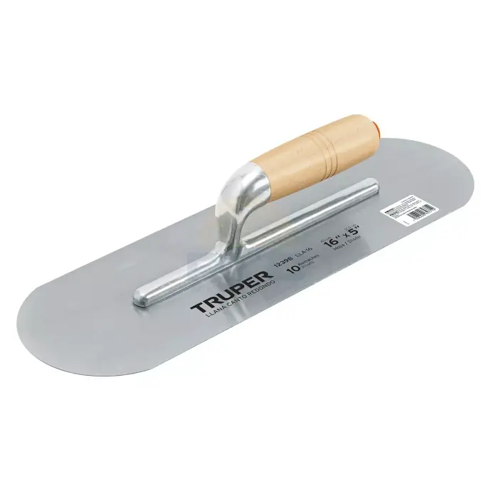 [7506240657712] TRUPER FLOAT 16" METAL WOOD HANDLE LLA-16 TR