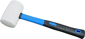 [638110042216] TT-24oz WHITE RUBBER MALLET - BRRM0024