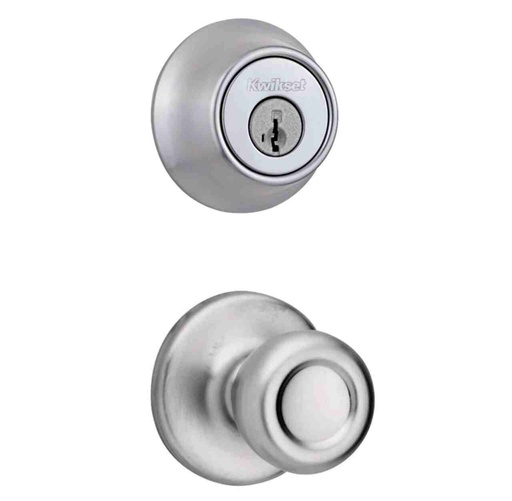 [883351762328] TYLO DEADLOCK SINGLE CYLINDER 660 26D CP K6 SATIN CHROME - KWIKSET