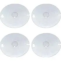 [835243000452] UMI 4" Round Flat Cover 1/2" K.O