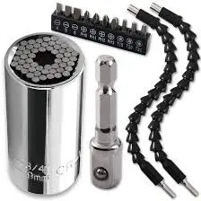 [X001WOMLXR ] UNIVERSAL SOCKET SELF ADJUSTING FIT STANDARD 1/4" - 3/4" METRIC - X00...