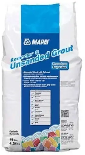 [783369002877] UNSANDED WHITE GROUT 10 LB BUCKET