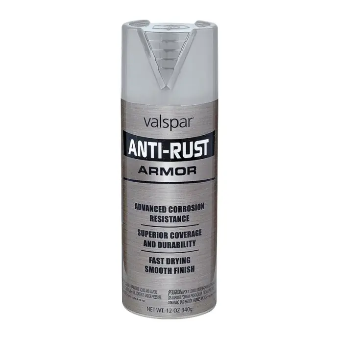 [080047447150] VALSPAR 21956.076 ANTI RUST FLAT NICKEL SPRAY CAN - 044.0021956.076