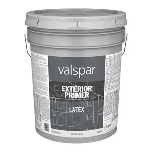 [080047451539] VALSPAR EXTERIOR LATEX PRIMER WHITE 5 GAL - 045.0011298.008