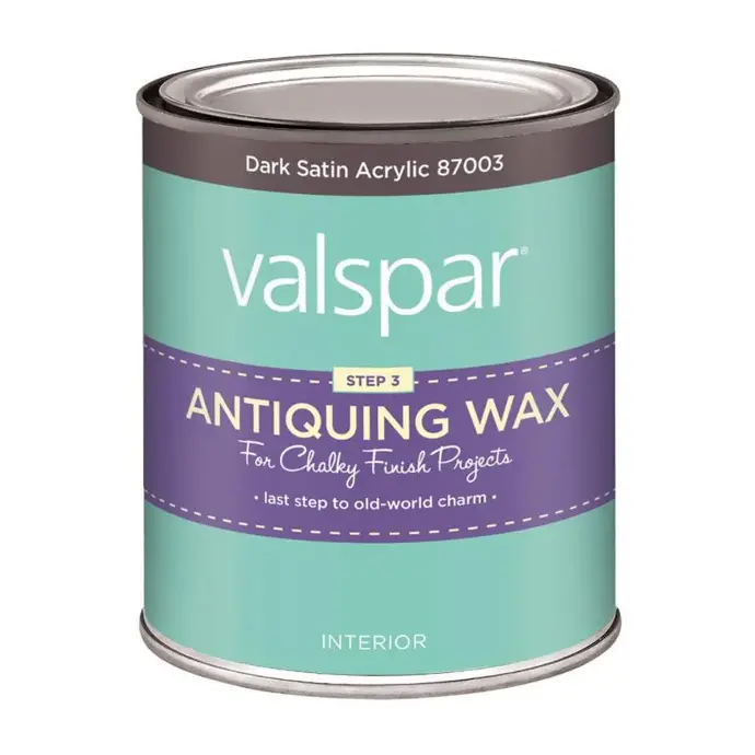 [071915261121] VALSPAR INTERIOR DARK ACRYLIC ANTIQUING WAX PAINT PINT - 410.0087003.004