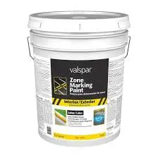 [080047240546] VALSPAR LATEX ZONE MARKING PAINT INTERIOR/EXTERIOR 136 YELLOW 5GAL - 024.0000136.008