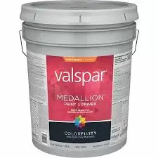 [080047101380] VALSPAR MEDALLION EXTERIOR PAINT SEMI-GLOSS WHITE 5GAL - 027.000430
