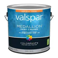 [080047100956] VALSPAR MEDALLION INTERIOR ACRYLIC PAINT SEMI-GLOSS WHITE 1GAL - 02
