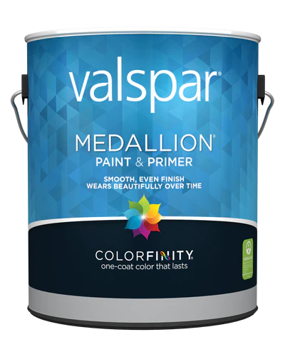 [080047100185] VALSPAR MEDALLION INTERIOR PAINT EGGSHELL PASTEL BASE 1GAL - 027.00