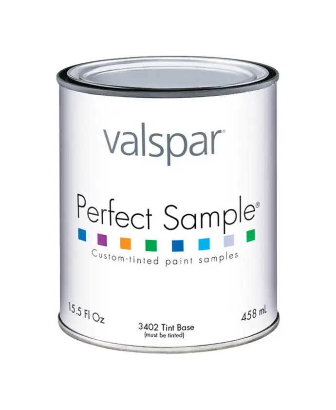 [080047273124] VALSPAR PERFECT SAMPLE TINT BASE CUSTOM TINTED PINT - 027.0003402.004