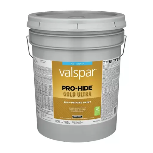 [080047587924 ] VALSPAR PRO-HIDE GOLD ULTRA EXTERIOR FLAT PASTEL BASE 5 GAL