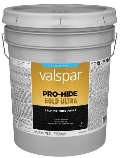 [080047587986] VALSPAR PRO-HIDE GOLD ULTRA EXTERIOR FLAT PASTEL BASE 5 GAL - 028.0065002.008