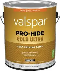 [080047587863] VALSPAR PRO-HIDE GOLD ULTRA INTERIOR SEMI-GLOSS TINT BASE 5GAL - 02