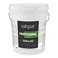 [080047451416] VALSPAR PROFESSIONAL EXTERIOR SEMI-GLOSS HIGH HIDE WHITE 5 GAL - 045.0012900.008