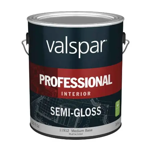 [080047451263] VALSPAR PROFESSIONAL INTERIOR LATEX SEMI-GLOSS MEDIUM BASE 1 GAL - 045.0011912.007