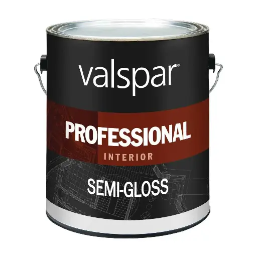 [080047451256] VALSPAR PROFESSIONAL SEMI-GLOSS LIGHT BASE INTERIOR LATEX PAINT 1 GAL - 045.0011911.007..