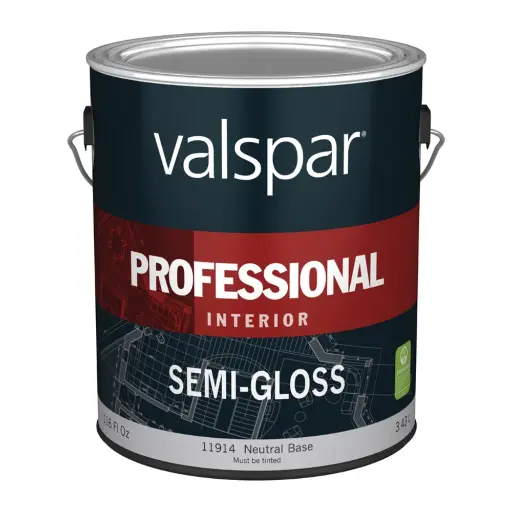 [080047451270] VALSPAR PROFESSIONAL SEMI-GLOSS NEUTRAL BASE INTERIOR LATEX PAINT 1 GAL - 045.0011914.007..