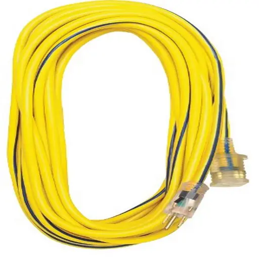 [803058003647] VOLTEC 12/3 SJTW OUTDOOR EXTENSION CORD W/LIGHT END 25FT - 05-00364