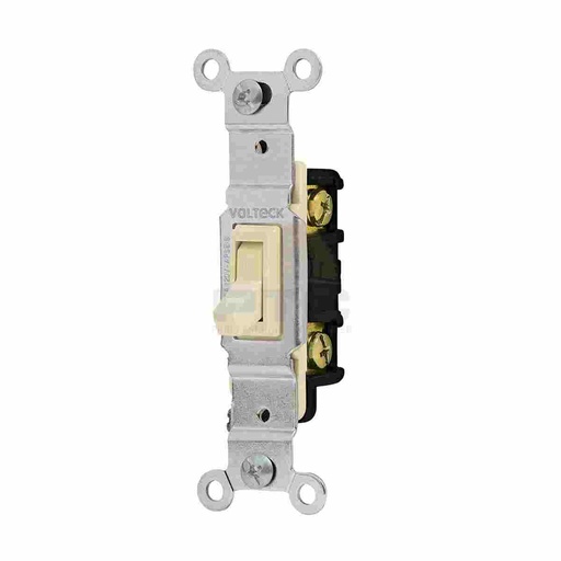 [7501206656396] VOLTECK SWITCH SINGLE 15A IVORY VT-TR APSE-S