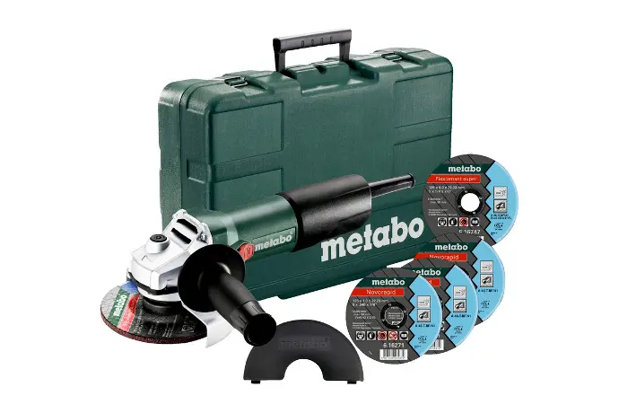 [4061792210318] W 850-125 SET ANGLE GRINDER METABO - 603608830