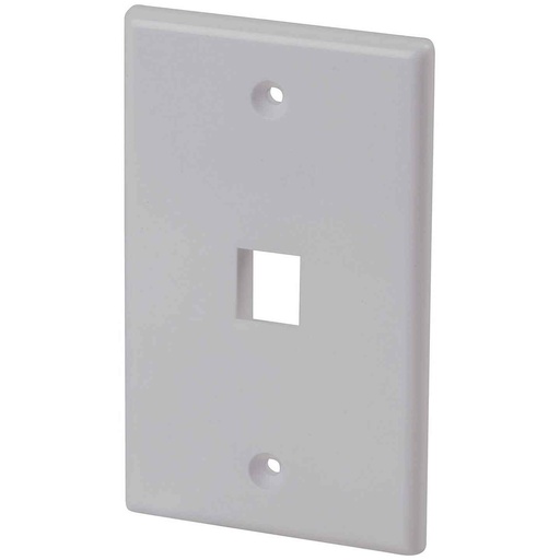 [798302031838] WALL PLATE GREY NEXT KEYSTONE JACK CAT5, 110 TYPE