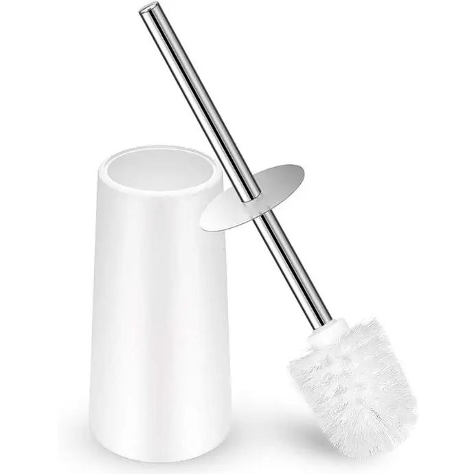 [847889016360] WEE'S TOILET BRUSH W/SIDE BRUSH AND HOLDER