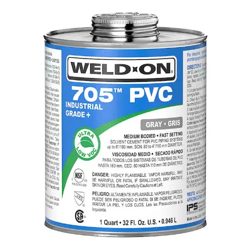 [012181100974] WELD ON 705 - 70514L INDUSTRIAL GRADE PLUMBING CEMENT MEDIUM-BODIED...