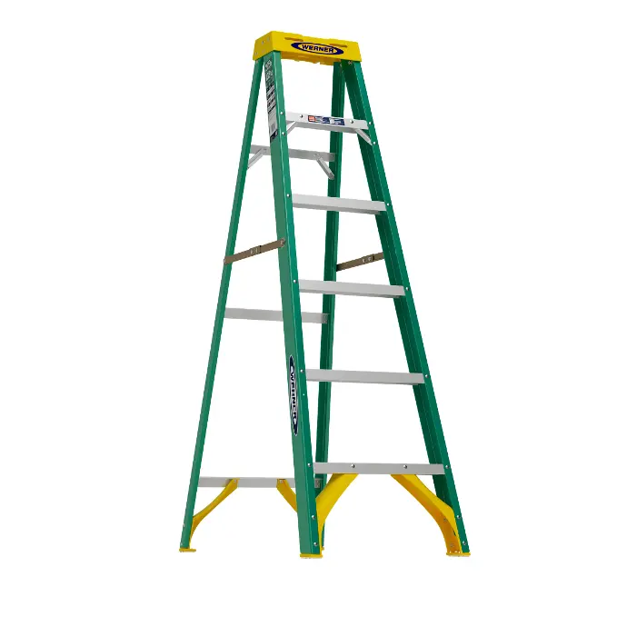 [051751032826] WERNER 6' FIBERGLASS STEP LADDER 225 - 5906
