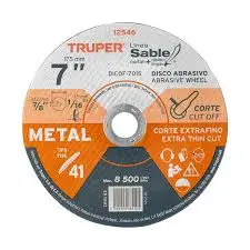 [7501206685105] WHEEL CUTTING METAL 7" - DICOF-7015 TR