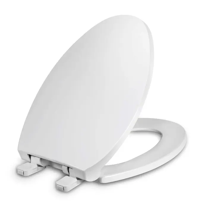 [017053320016] WHITE ELONGATED TOILET SEAT