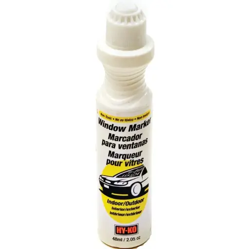 [029069406103] WINDOW MARKER WHITE HY-KO - 40610