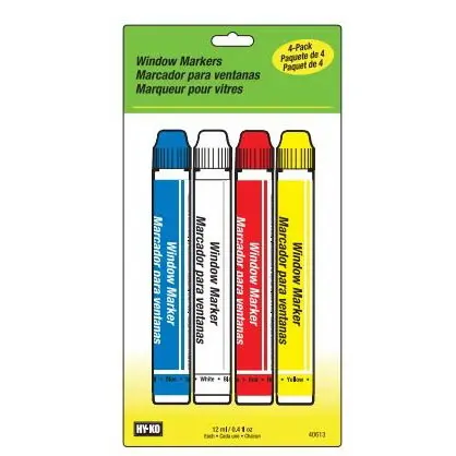[029069406134] WINDOW MARKERS 4INPK HY-KO - 40613