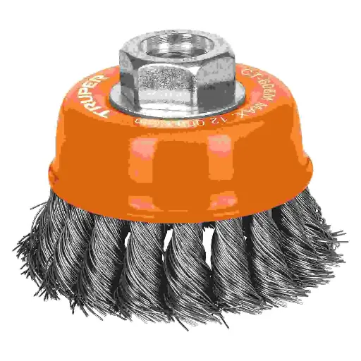 [7501206656334] WIRE BRUSH CUP TRUPER 3"
