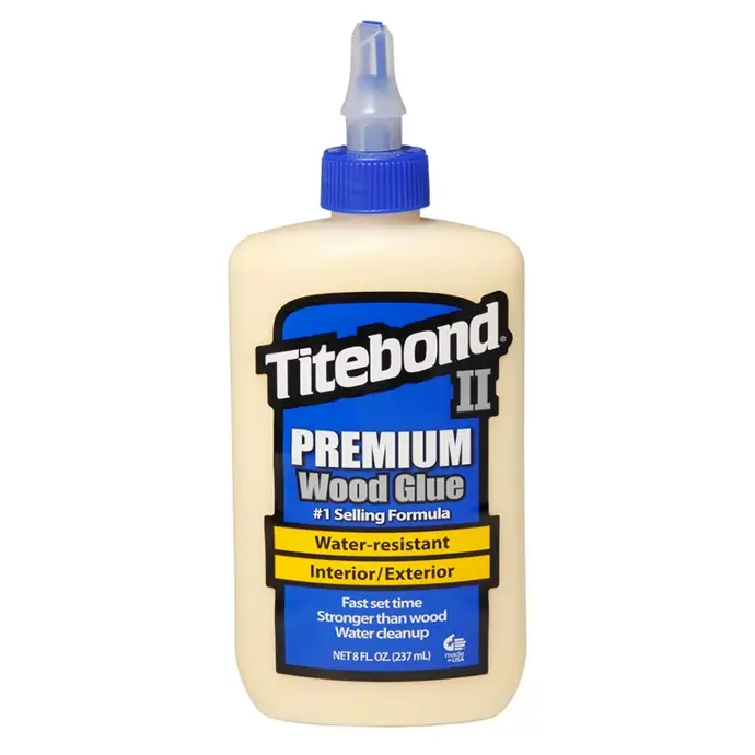 [037083050035] WOOD GLUE TITEBOND II PREMIUM WOOD GLUE 8oz - 05003