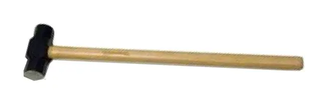 [638110013186] WOOD HANDLE SLEDGE HAMMER 12LB BROWN USA - BSWE12