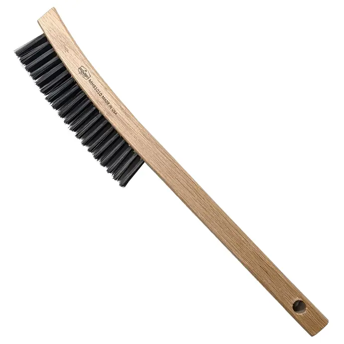 [6965827892259] WOODEN STEEL BRUSH - PH-CS79M