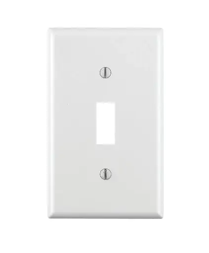 [078477086926 ] White Switch Cover 1-Gang Lev88001/TP1-W/2134W