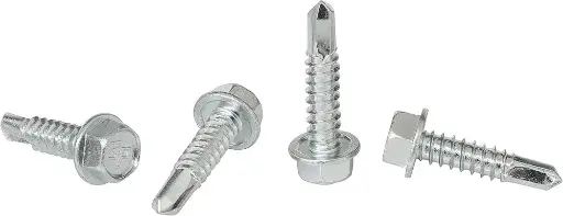 [7453038496971] Zinc Screw #14 1 IN SC-HS14X1