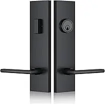 [7453010092764] Black Entrance Door Lock Case DL-6872BK-ORB