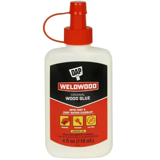 [070798004962] DAP ORIGINAL WOOD GLUE YELLOW 4OZ - 0496