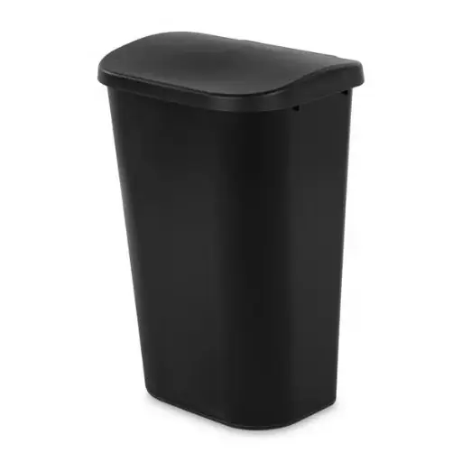 [073149109439] STERILITE LIFT TOP WASTEBASKET 11.3 GAL