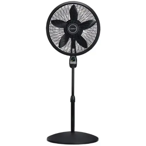 [046013436764] FAN STAND 18" BLACK W/REMOTE LASKO - 1843