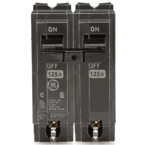 [GE245501125] 2 X 125 Amp 1" GE BREAKER - THQL21125