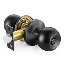 [810124148638] PREMIER LOCK PASSAGE BALL MATTE BLACK - PA01BL