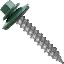 [12KG9300] 3/16" X 3" KELLY GREEN ROOFING SCREW - LBS
