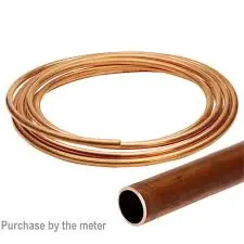 [1462] 1/4" COPPER COUPLING w/STOP